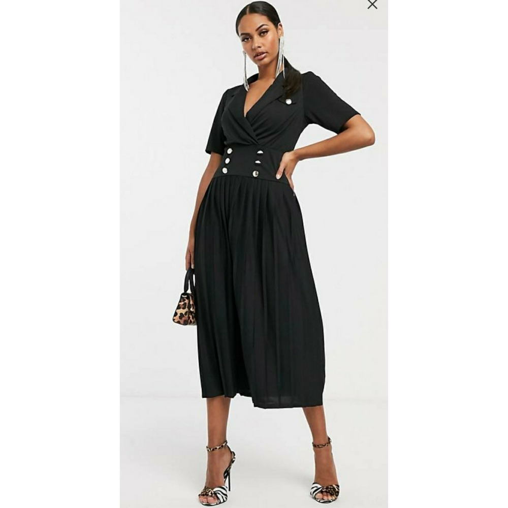 Asos pleated dress